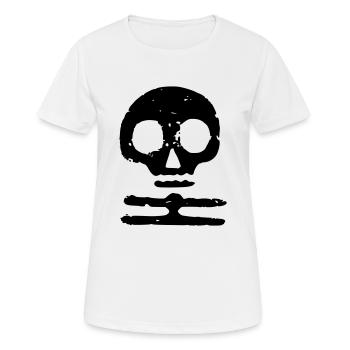 Mort blanche Finlande - T-shirt respirant Femme - blanc - Devant - AI Model Female 172 dark (172cm)