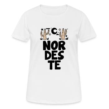 Nord-Est brésilien - T-shirt respirant Femme - blanc - Devant - AI Model Female 172 dark (172cm)
