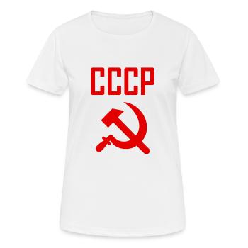 Soviet - Marteau et faucille Union soviétique - Communiste - T-shirt respirant Femme - blanc - Devant - AI Model Female 172 dark (172cm)