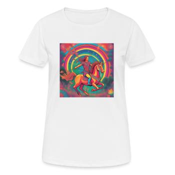 Sagittaire Astrologie Astro Gift - T-shirt respirant Femme - blanc - Devant - AI Model Female 172 dark (172cm)