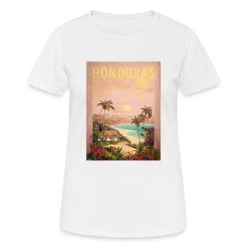 Honduras Catracha Herkunft Geschenk - Frauen T-Shirt atmungsaktiv - Weiß - Vorne - AI Model Female 172 dark (172cm)