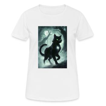 Katze Mythologie Mythos Geschenk - Frauen T-Shirt atmungsaktiv - Weiß - Vorne - AI Model Female 172 dark (172cm)