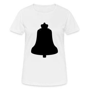 Kirchen Glocke - Frauen T-Shirt atmungsaktiv - Weiß - Vorne - AI Model Female 172 dark (172cm)