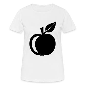 Apfel - Frauen T-Shirt atmungsaktiv - Weiß - Vorne - AI Model Female 172 dark (172cm)