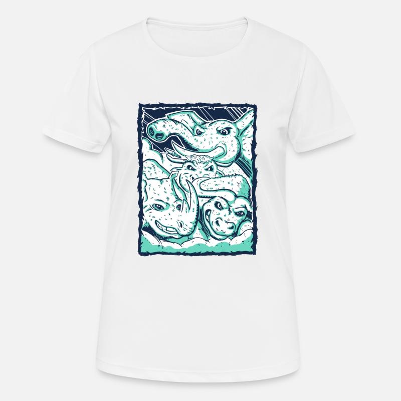 Team Herbivore - Women's Breathable T-Shirt - white