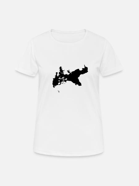 Silhouette of Prussia - Women's Breathable T-Shirt - white