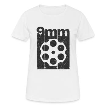 Revolver Trommel - Frauen T-Shirt atmungsaktiv - Weiß - Vorne - AI Model Female 172 dark (172cm)