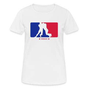 Jockeying - T-shirt respirant Femme - blanc - Devant - AI Model Female 172 dark (172cm)