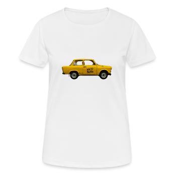 blockedName - Frauen T-Shirt atmungsaktiv - Weiß - Vorne - AI Model Female 172 dark (172cm)