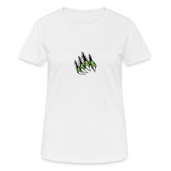Halloween Kratzer - Frauen T-Shirt atmungsaktiv - Weiß - Vorne - AI Model Female 172 dark (172cm)