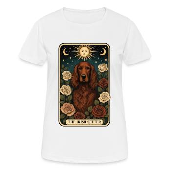 Irish Setter - Frauen T-Shirt atmungsaktiv - Weiß - Vorne - AI Model Female 172 dark (172cm)