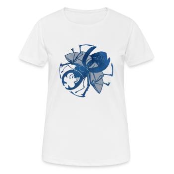 Żuk - Coléoptère - T-shirt respirant Femme - blanc - Devant - AI Model Female 172 dark (172cm)