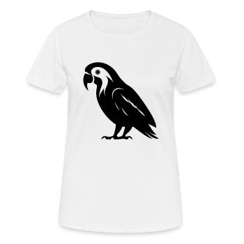 Perroquet - T-shirt respirant Femme - blanc - Devant - AI Model Female 172 dark (172cm)