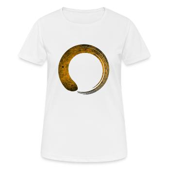Zen Buddhismus Japan - Frauen T-Shirt atmungsaktiv - Weiß - Vorne - AI Model Female 172 dark (172cm)