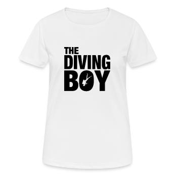 Taucher, Scuba Diver, Diver, Tauchsport - Frauen T-Shirt atmungsaktiv - Weiß - Vorne - AI Model Female 172 dark (172cm)