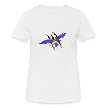 Robo Hawk robot Eagle Hawk - Women's Breathable T-Shirt - white - Front - AI Model Female 172 dark (172cm)