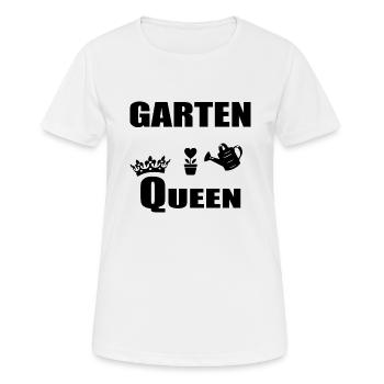Garten - Frauen T-Shirt atmungsaktiv - Weiß - Vorne - AI Model Female 172 dark (172cm)