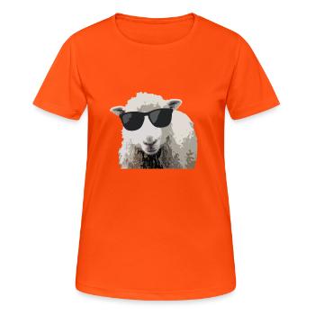 Sheep Style - Women's Breathable T-Shirt - neon orange - Front - AI Model Female 172 dark (172cm)