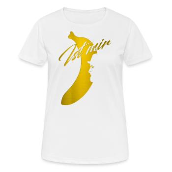 Is banana to me - Women's Breathable T-Shirt - white - Front - AI Model Female 172 dark (172cm)