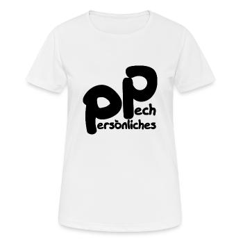 persönliches pech schwarz - Frauen T-Shirt atmungsaktiv - Weiß - Vorne - AI Model Female 172 dark (172cm)