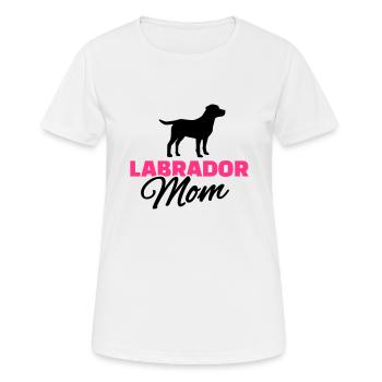 Labrador - Frauen T-Shirt atmungsaktiv - Weiß - Vorne - AI Model Female 172 dark (172cm)