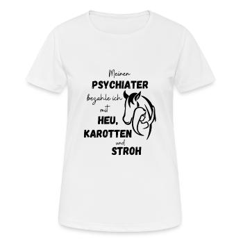 Heu Karotten und Stroh - Frauen T-Shirt atmungsaktiv - Weiß - Vorne - AI Model Female 172 dark (172cm)