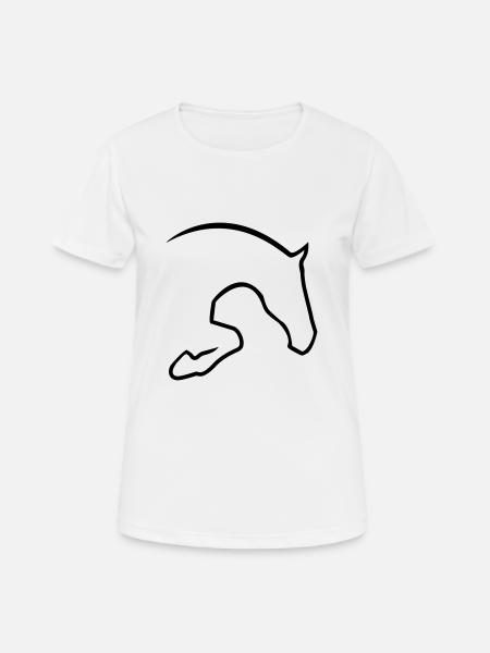 horse - Women's Breathable T-Shirt - white