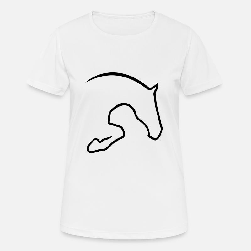 horse - Women's Breathable T-Shirt - white