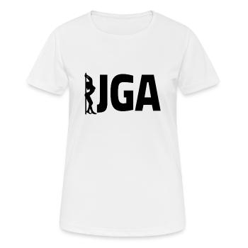 Enterrement de vie de garçon - Enterrement de vie de garçon - T-shirt respirant Femme - blanc - Devant - AI Model Female 172 dark (172cm)