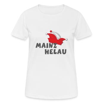 Helau Mainz Helau 01a - T-shirt respirant Femme - blanc - Devant - AI Model Female 172 dark (172cm)