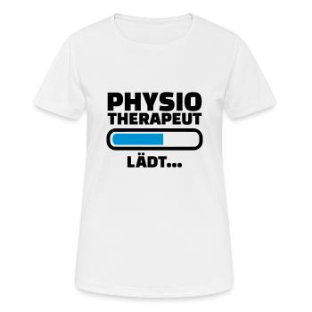 Physiotherapeut - Frauen T-Shirt atmungsaktiv - Weiß - Vorne - AI Model Female 172 dark (172cm)