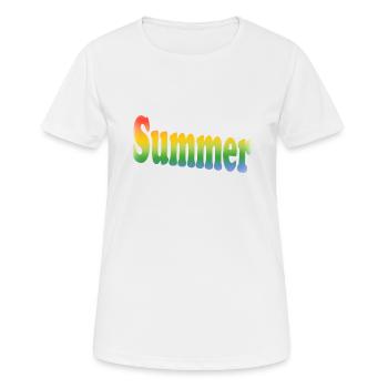 Verano - Été - T-shirt respirant Femme - blanc - Devant - AI Model Female 172 dark (172cm)