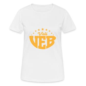 VEB Vati DDR Geschenk - Frauen T-Shirt atmungsaktiv - Weiß - Vorne - AI Model Female 172 dark (172cm)