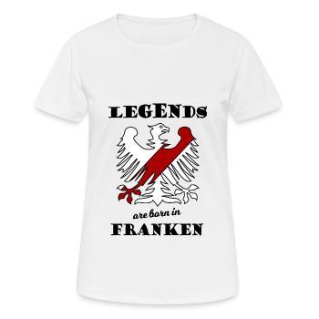 Les héros de Franconie - T-shirt respirant Femme - blanc - Devant - AI Model Female 172 dark (172cm)