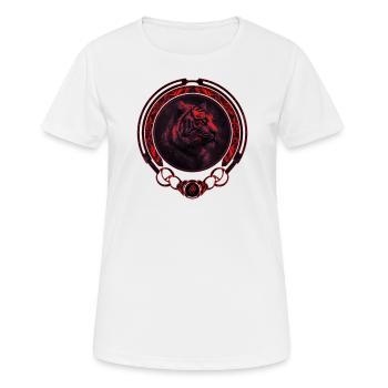 Bengal tiger king tiger - Women's Breathable T-Shirt - white - Front - AI Model Female 172 dark (172cm)
