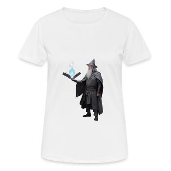 Magier - Frauen T-Shirt atmungsaktiv - Weiß - Vorne - AI Model Female 172 dark (172cm)