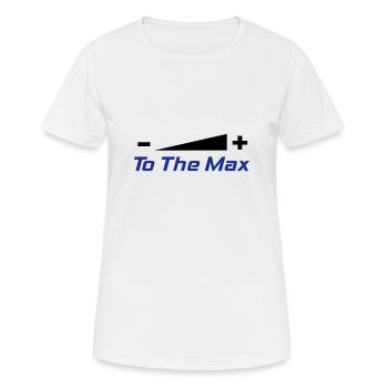 To The Max - Women's Breathable T-Shirt - white - Front - AI Model Female 172 dark (172cm)