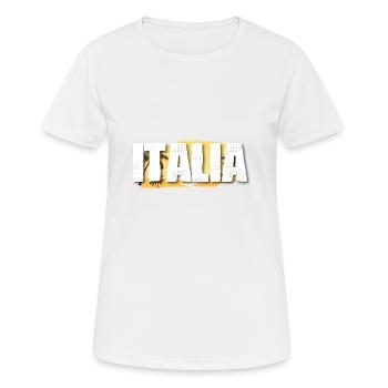 Italia - Women's Breathable T-Shirt - white - Front - AI Model Female 172 dark (172cm)