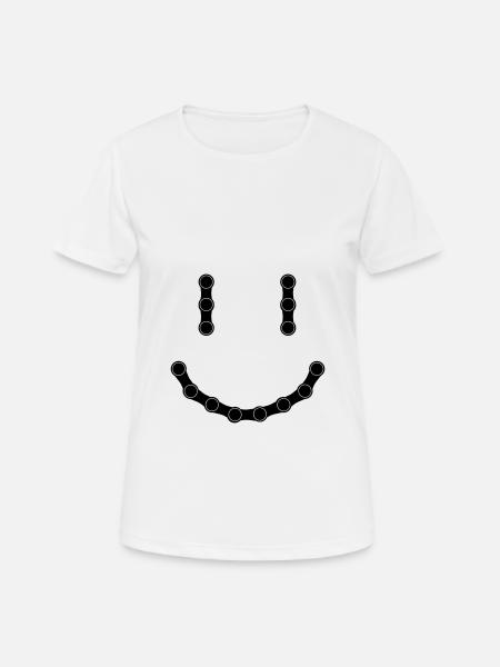 Aurait eu une chaîne de vélo 18 - T-shirt respirant Femme - blanc