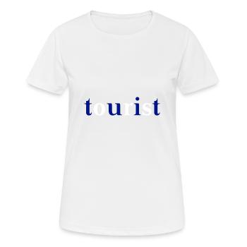 Idée cadeau touristique grecque Grèce - T-shirt respirant Femme - blanc - Devant - AI Model Female 172 dark (172cm)
