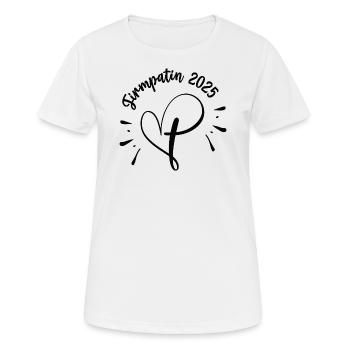 Firmpatin Firmung 2025 Patin Patentante Tante - Frauen T-Shirt atmungsaktiv - Weiß - Vorne - AI Model Female 172 dark (172cm)