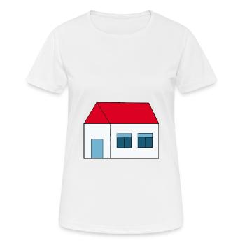 Home Houses Property - Women's Breathable T-Shirt - white - Front - AI Model Female 172 dark (172cm)
