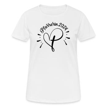 Pfarrerin 2024 Ausbildung Studium Ordination Beruf - Frauen T-Shirt atmungsaktiv - Weiß - Vorne - AI Model Female 172 dark (172cm)