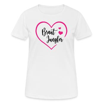 Brautjungfer Beste Freundin Danke Brautjungfern - Frauen T-Shirt atmungsaktiv - Weiß - Vorne - AI Model Female 172 dark (172cm)