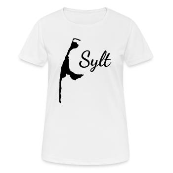 SYLT - T-shirt respirant Femme - blanc - Devant - AI Model Female 172 dark (172cm)