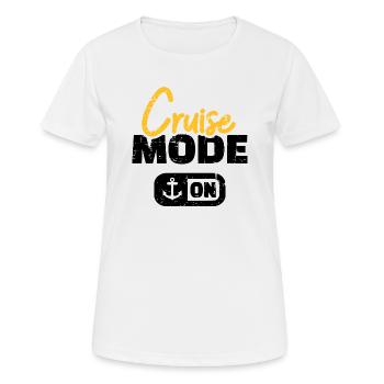 Kreuzfahrt - Frauen T-Shirt atmungsaktiv - Weiß - Vorne - AI Model Female 172 dark (172cm)