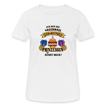 Wasserball Geburtstag Spielerin Trainerin Geb - Frauen T-Shirt atmungsaktiv - Weiß - Vorne - AI Model Female 172 dark (172cm)
