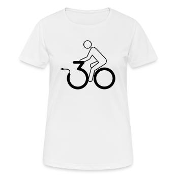 Full throttle through the 30s! - Women's Breathable T-Shirt - white - Front - AI Model Female 172 dark (172cm)