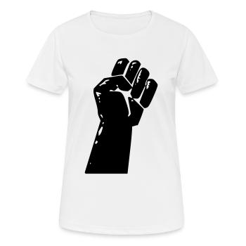 Révolution ! - T-shirt respirant Femme - blanc - Devant - AI Model Female 172 dark (172cm)