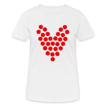 MOTHER's DAY. HAPPY MOTHER'S DAY. MOM. I LOVE YOU - Women's Breathable T-Shirt - white - Front - AI Model Female 172 dark (172cm)